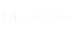 Logo HubMyPyme Blanco (1)